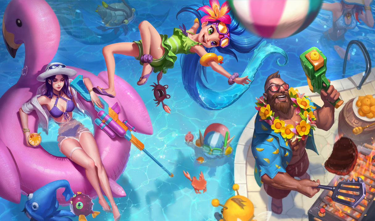 Gangplank Tiệc Bể Bơi